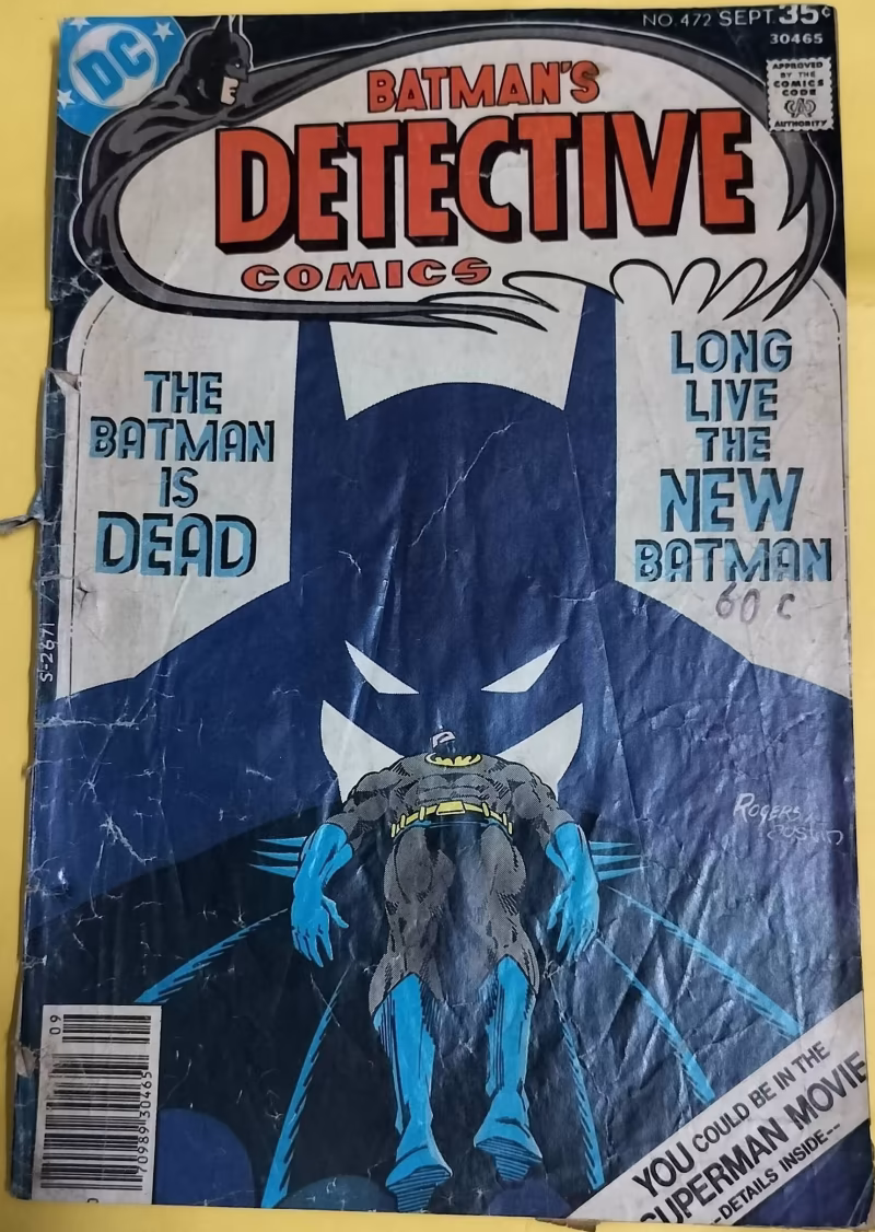 The Curse of Crime Alley - "Batman" - "old detective comics"