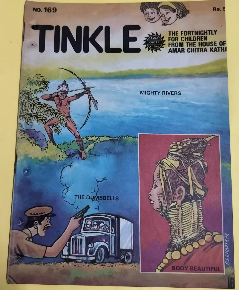 Tinkle - "old tinkle magazines"