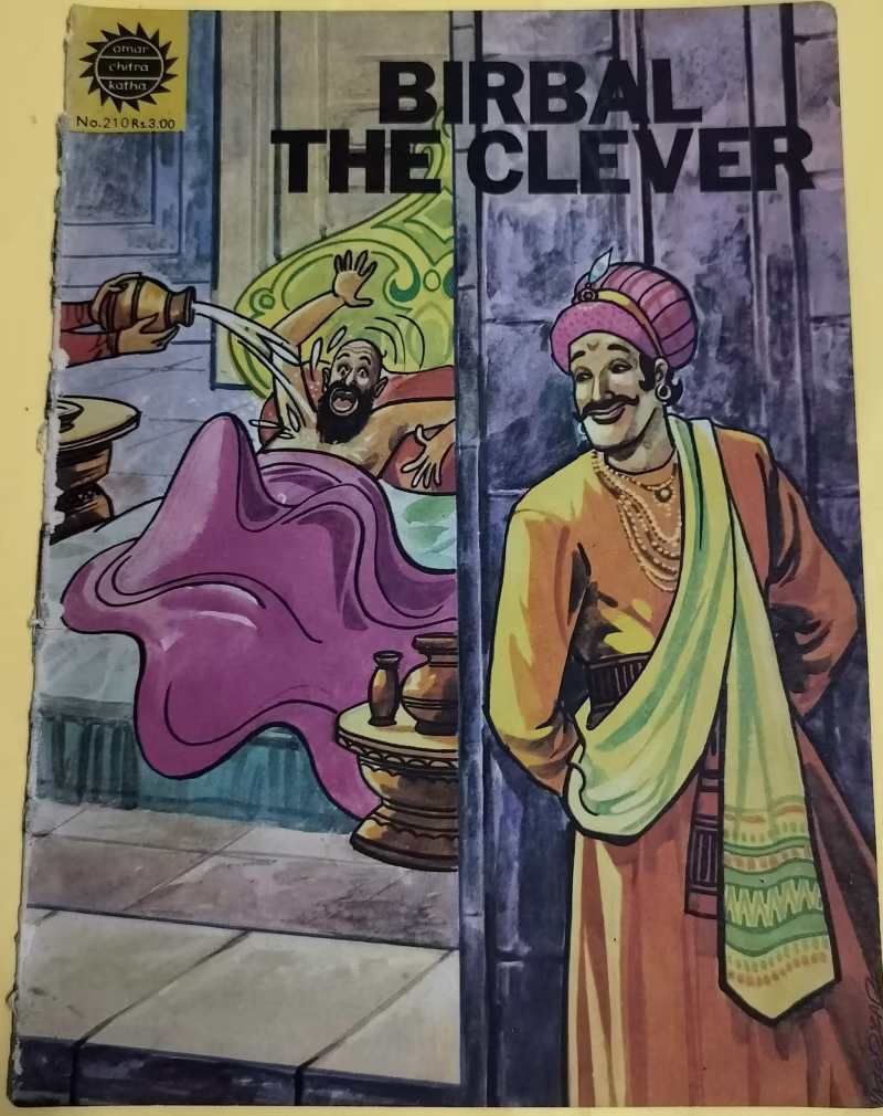Birbal the Clever - "old amar chitra katha"