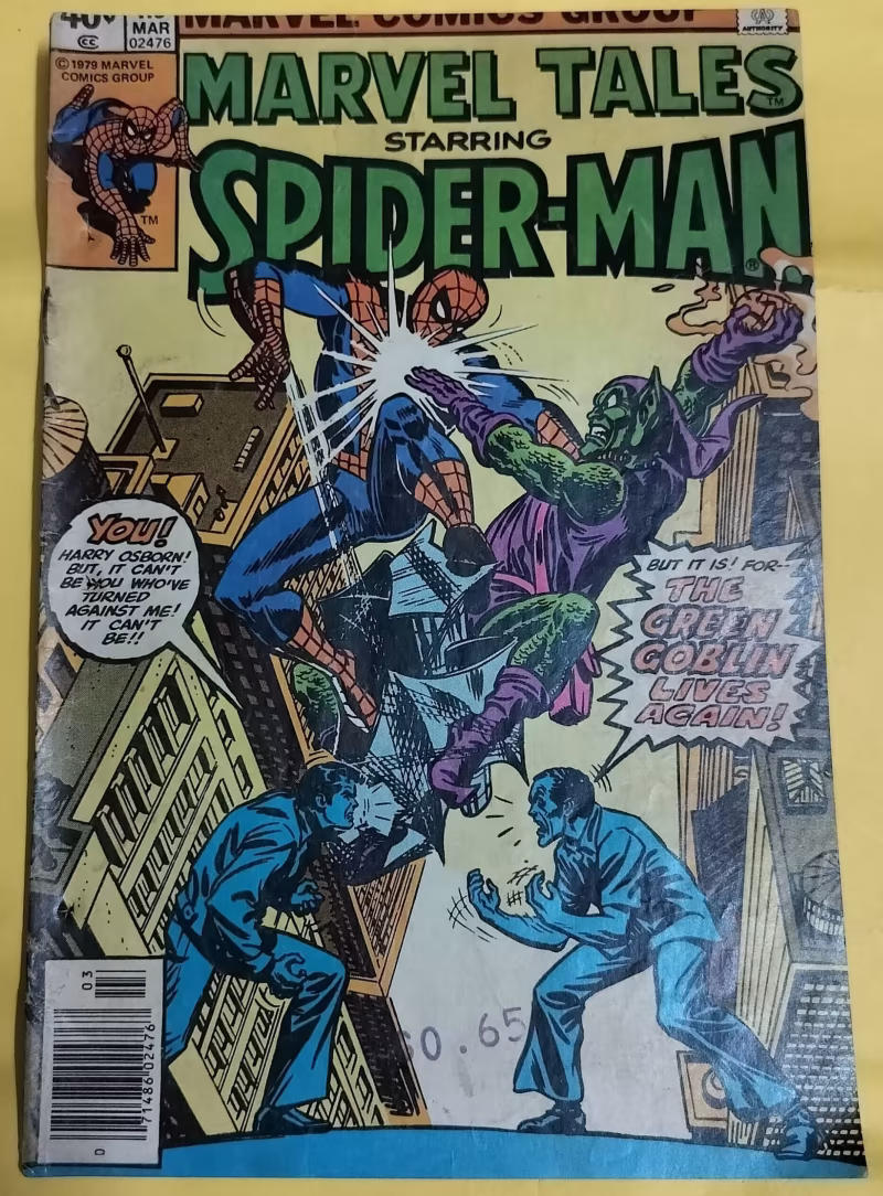 The Green Goblin Lives Again - Marvel Tales starring Spider-man - "vintage spider-man comic"
