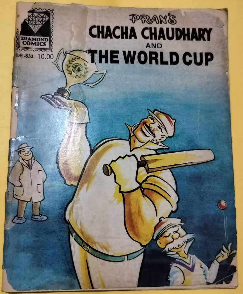 Chacha Chaudhary and The World Cup - "vintage diamond comics"