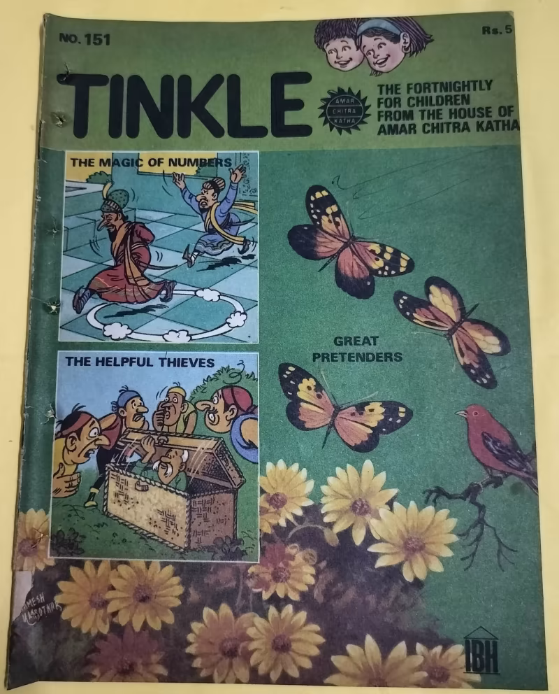 Tinke - "vintage tinkle magazine"