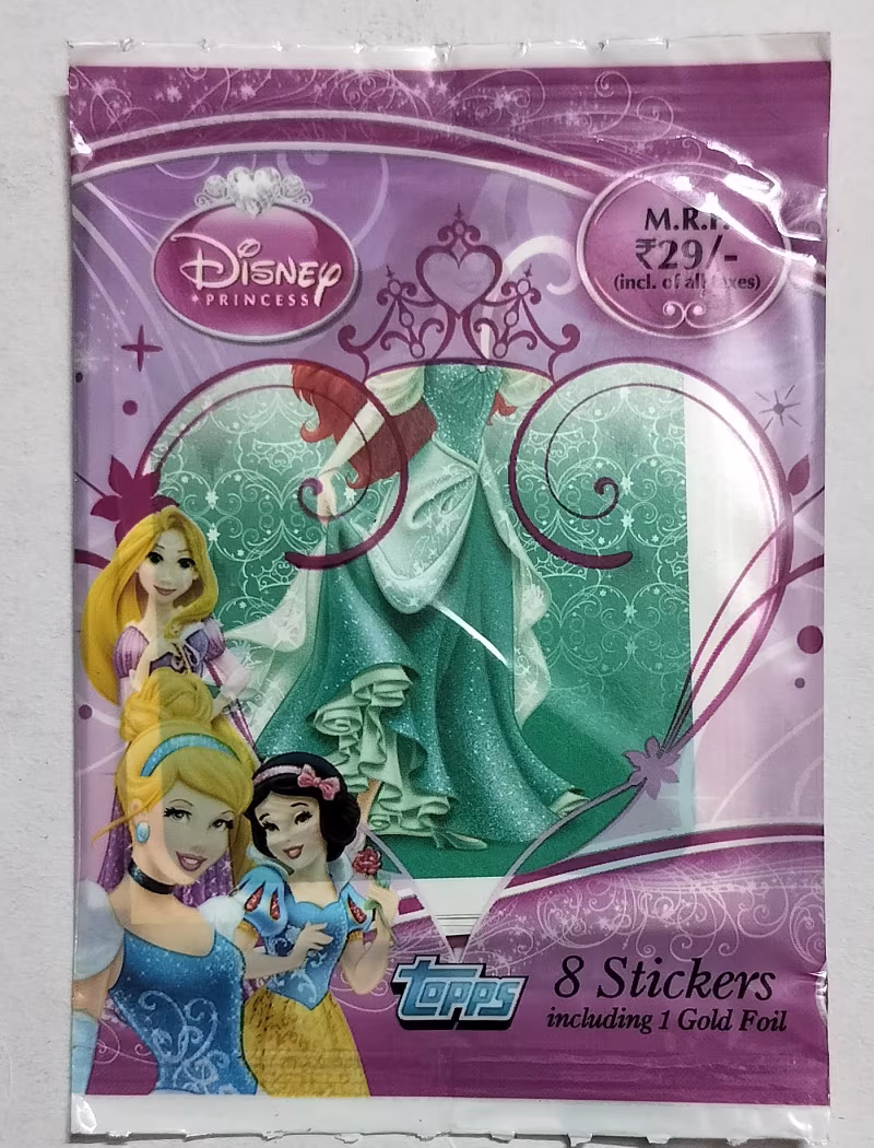 Disney Princess - 8 Stickers - Topps - 2013