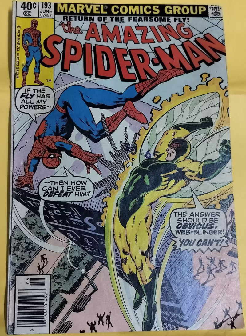 The Wings of the Fearsome Fly - "The Amazing Spider-Man" - "rare spider-man comics" -