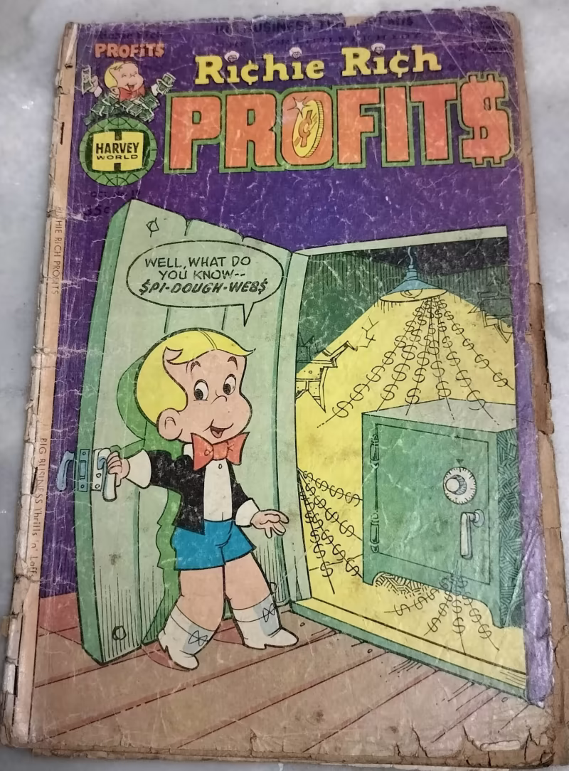 Richie Rich in Cold (cash) Storage