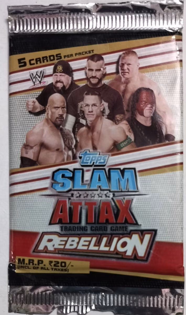 Slam Attak Trading Card Game - Rebellion - Topps - WWE - 2012