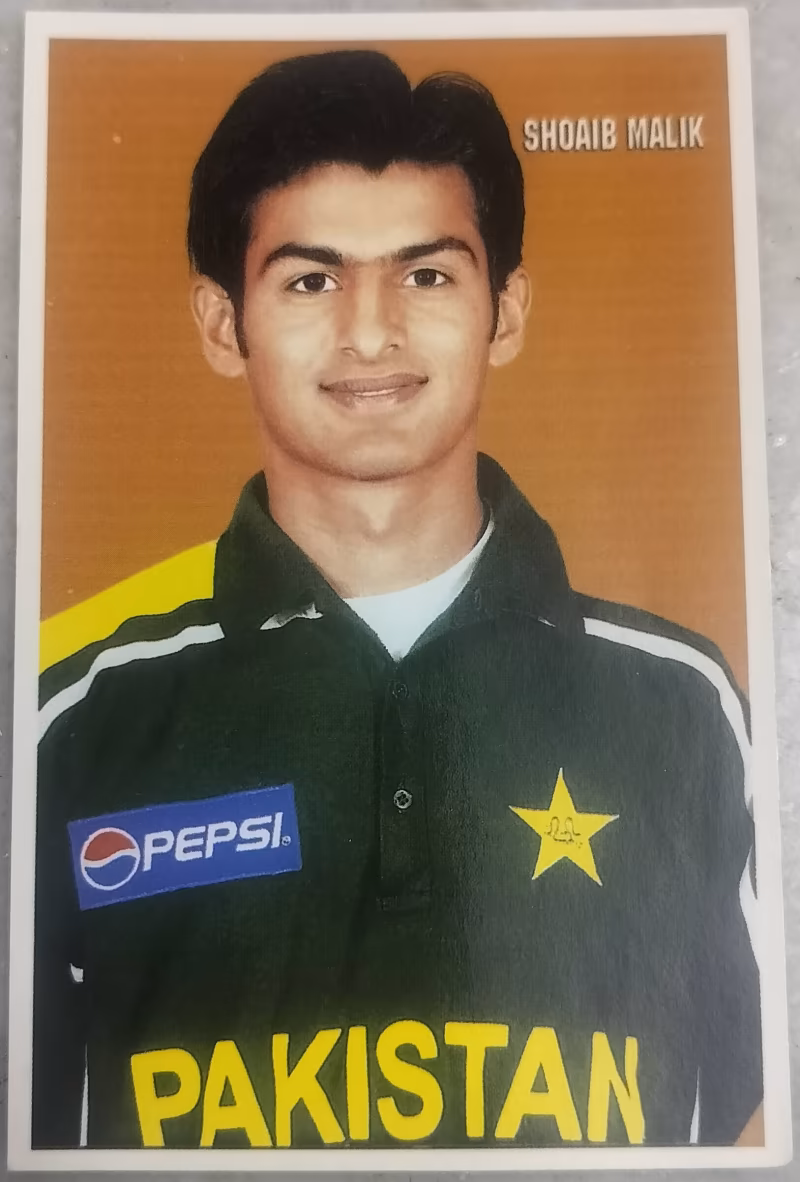 Vintage Shoaib Malik Postcard - "Cricket"