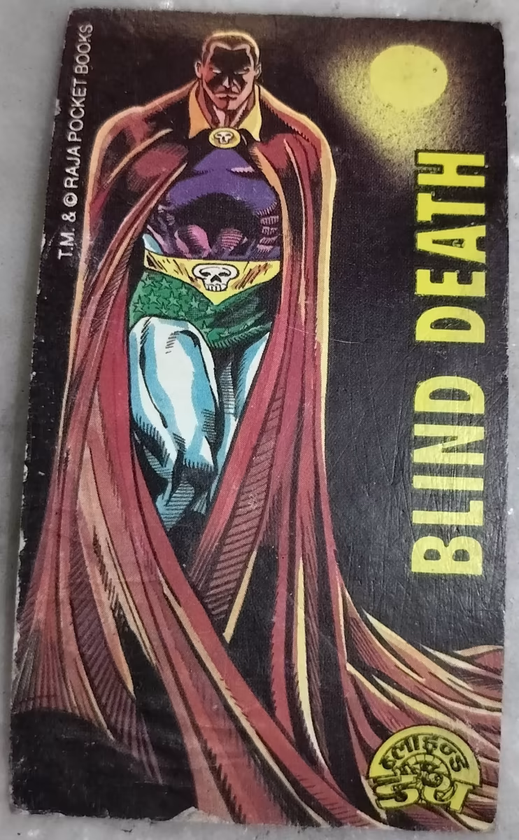Vintage Blind Death Trading Card