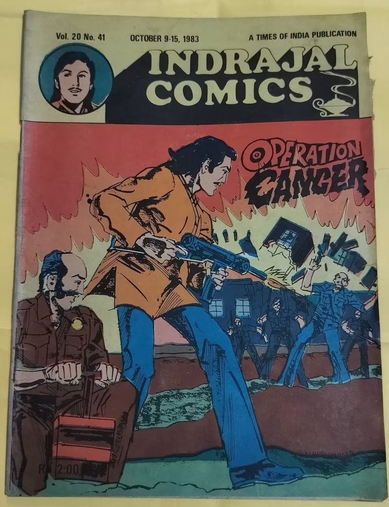 Operation Cancer - "vol-20-no-41" - "bahadur" -indrajal comics"