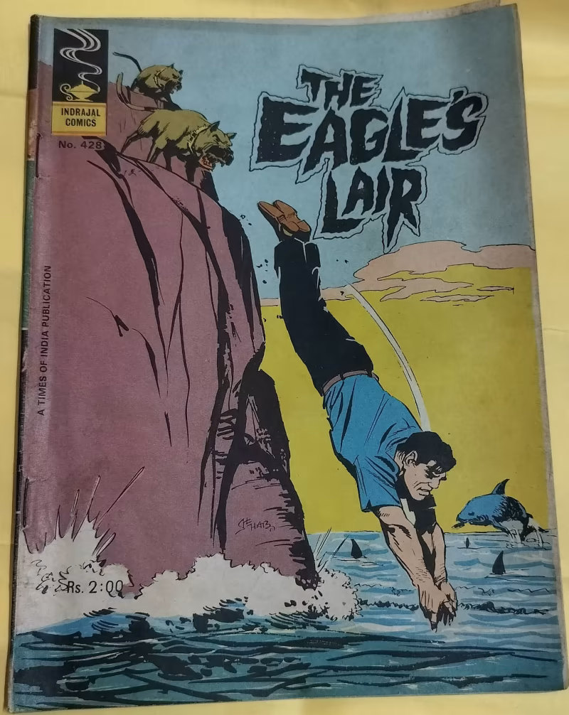 The Eagle's Lair - "issue no-428" - "vintage indrajal comics"