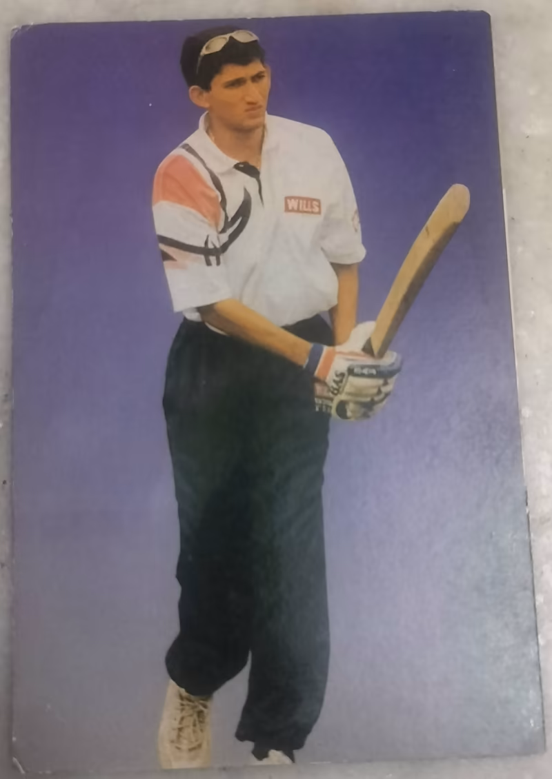 Vintage Cricket Postcard - "Ajit Agarkar"