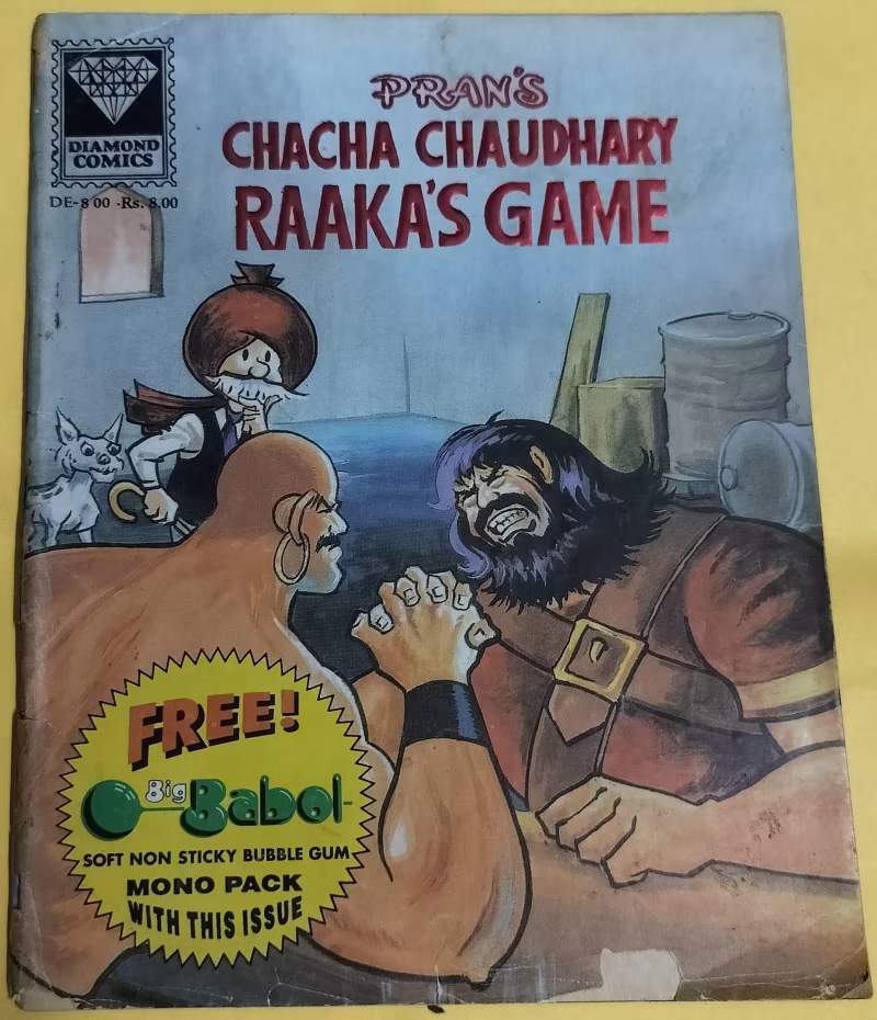 Chacha Chaudhary Raaka's Game - "vintage raj comics"