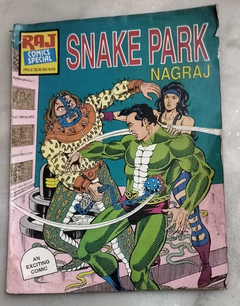 Snake Park - Nagraj - old Raj comics