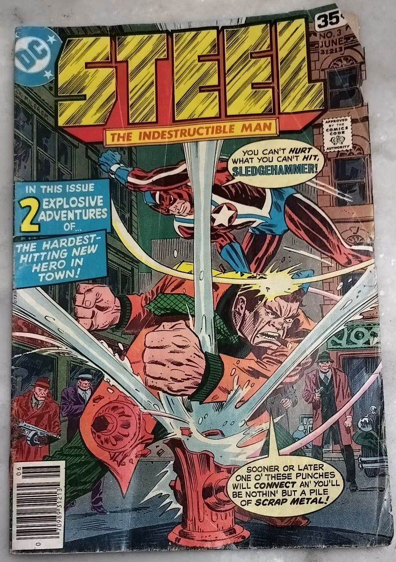When Hammer mets Steel - vintage DC Comics