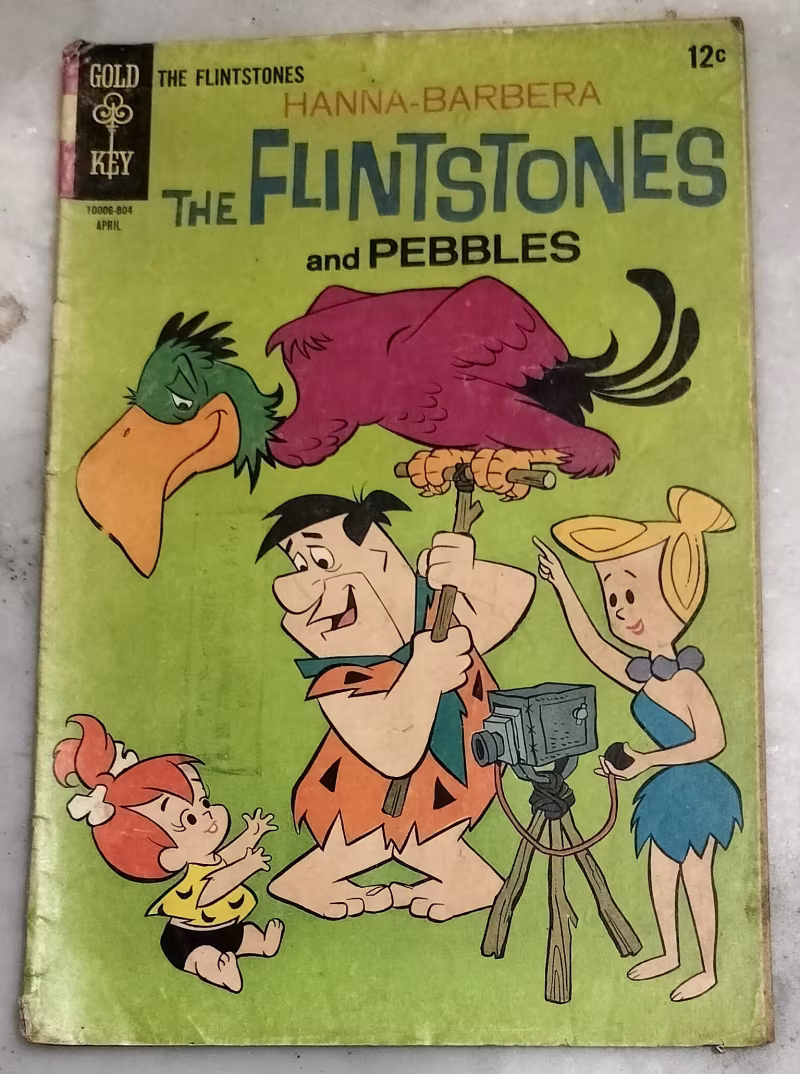 The Flintstones the lame brained trainer - old Gold Key Comics