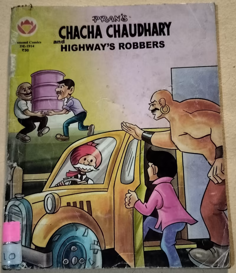Chacha Chaudhary and Highway's Robbers