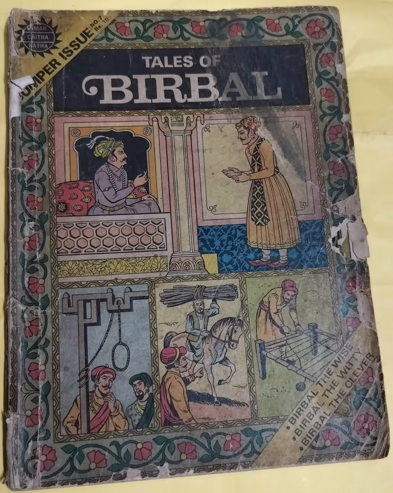 Tales of Birbal - "bumper issue" - "vintage amar chitra katha"