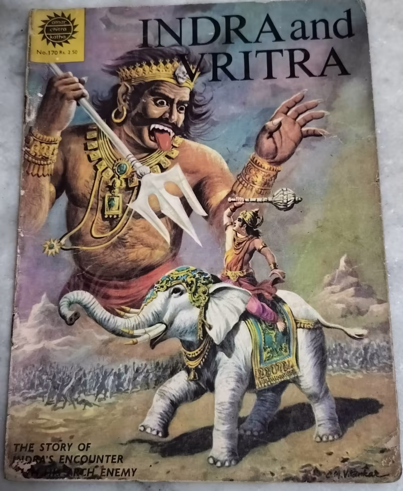 Indra and Vritra - Amar Chitra Katha