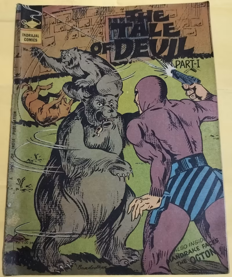 The Tale of Devil Part-I - "issue no-327" - "phantom" - "vintage indrajal comics"