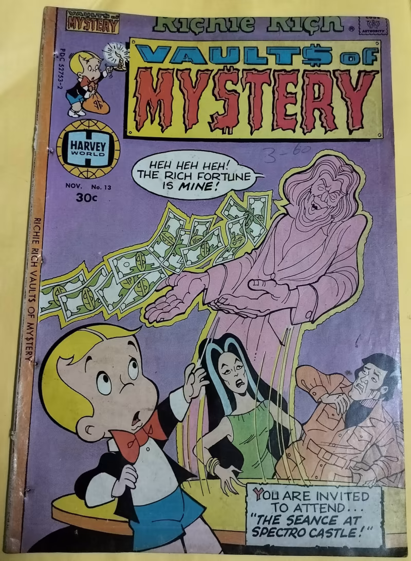 The Seance at Spectro Castle - "richie rich vaults of mystery"