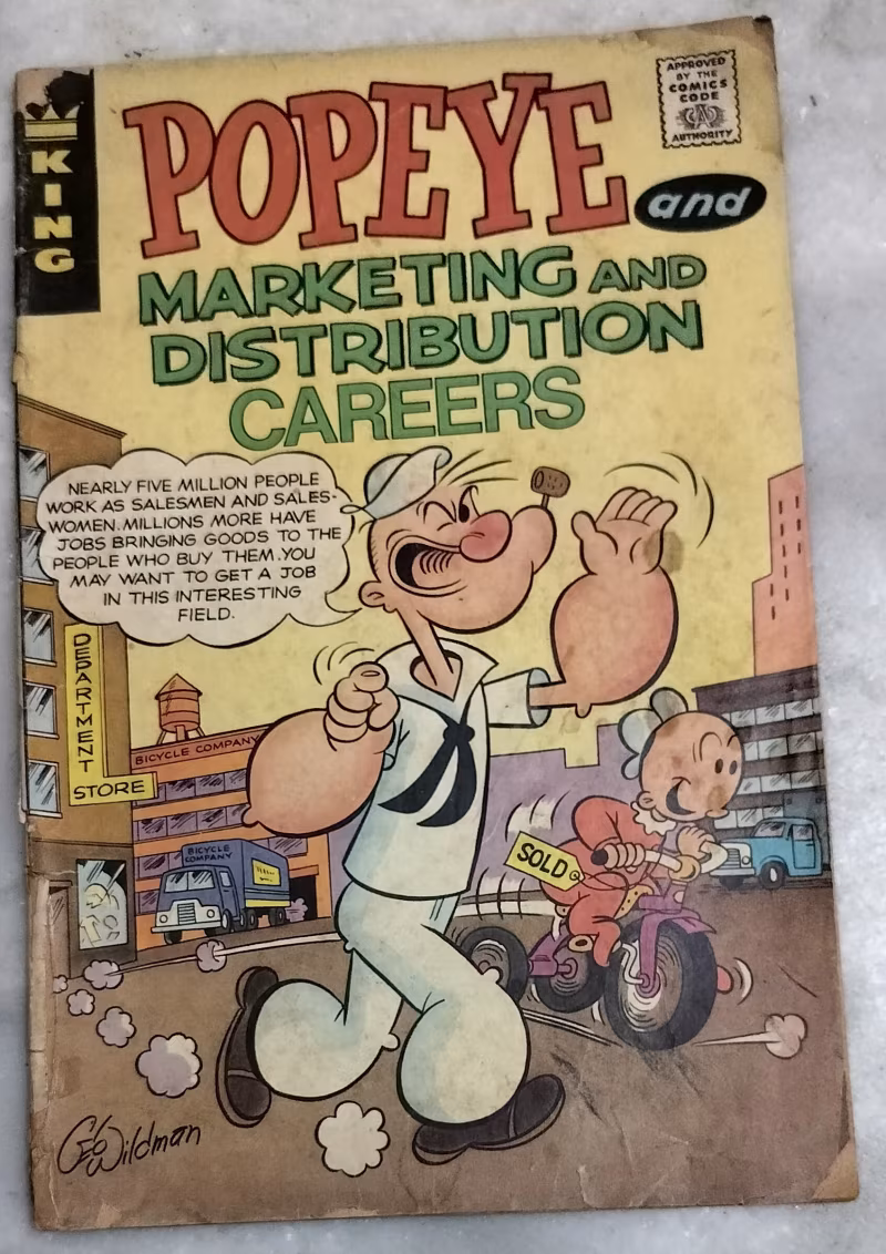 Popeye and Marketing and Distribution Careers