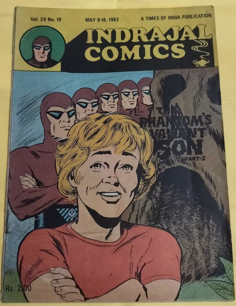 The Phantom's Valiant Son Part - 2 -  vol 20 - no 19 - "phantom"- "indrajal comics"