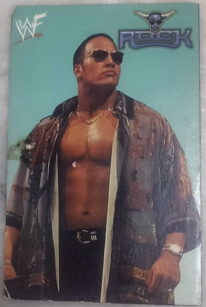 Vintage WWF Postcard - "Rock"