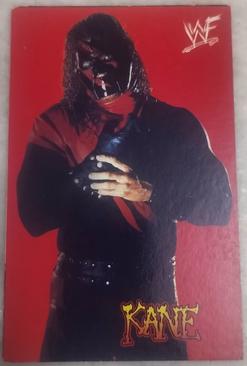 Vintage WWF Postcard - "Kane"