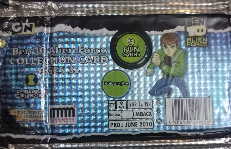 Ben 10 Alien Force collection cards