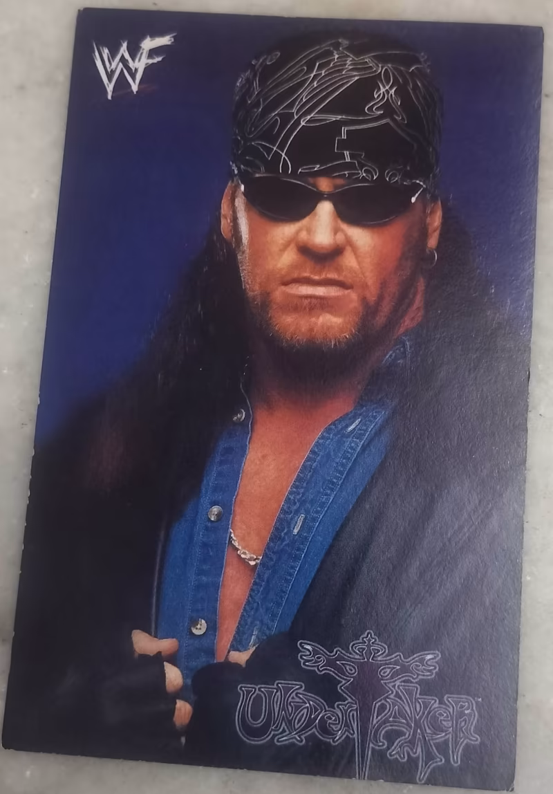 Vintage WWF Postcard - "Undertaker"