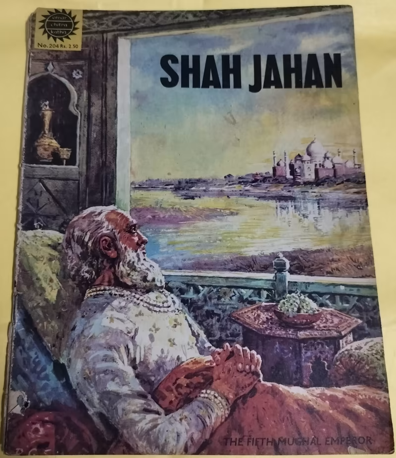 Shahjahan - "old amar chitra katha" - "edition first"