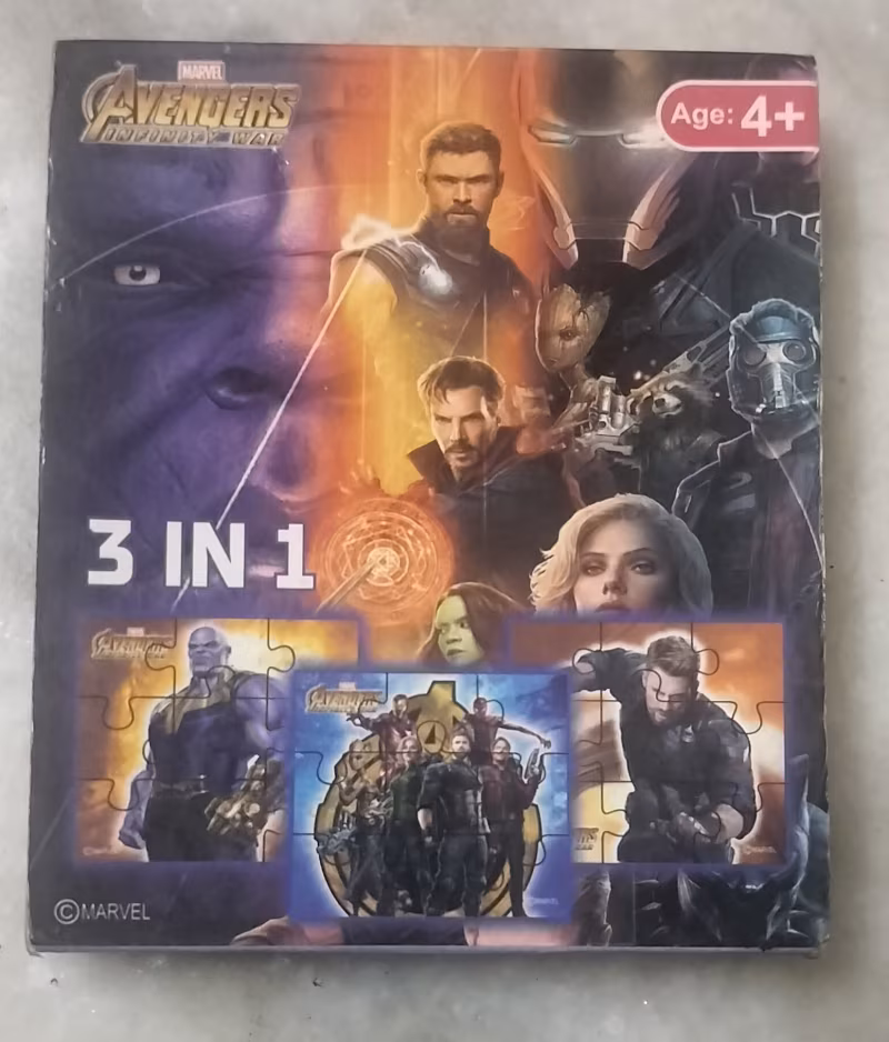 Avengers infinity war - Jigsaw (3 in 1) puzzle