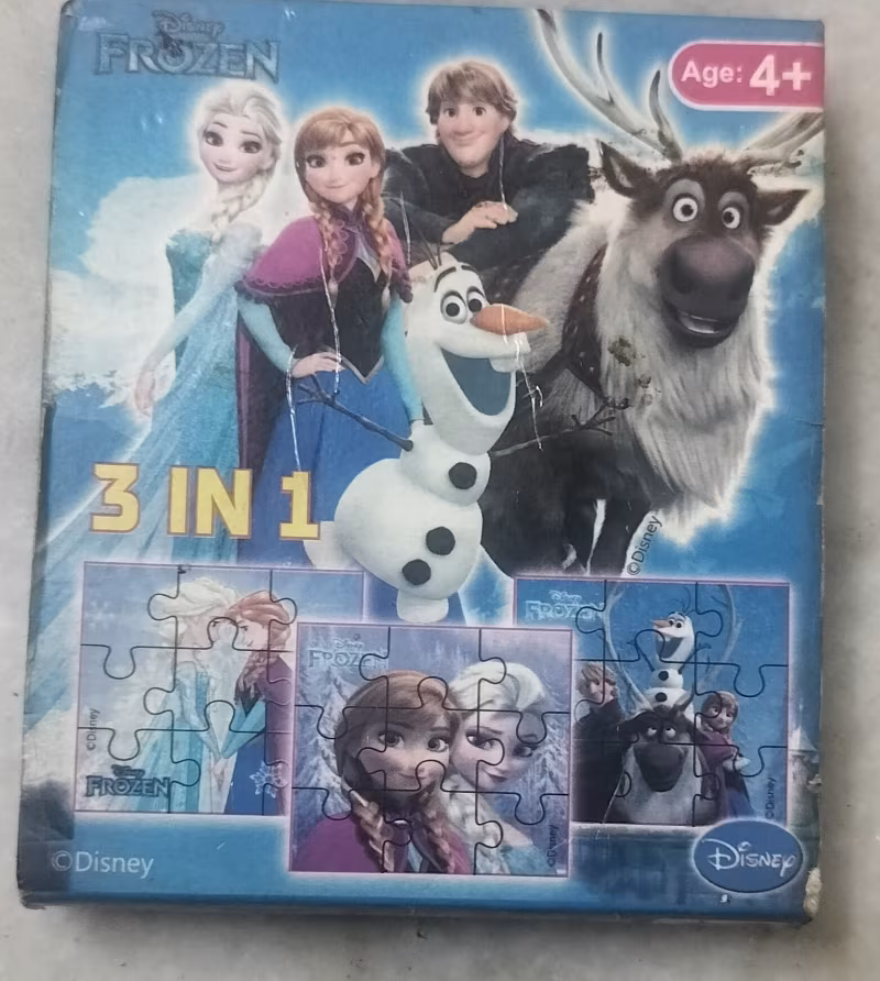 Disney Frozen - Jigsaw Puzzles - 3 in 1